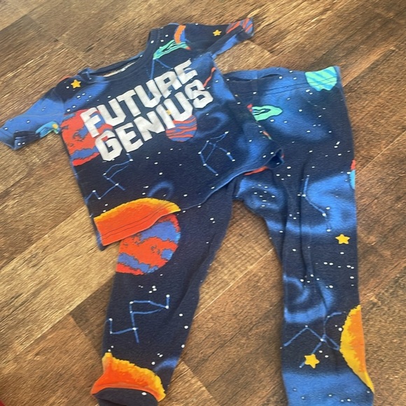 The children’s place future genius outer space two-piece pajama set - Picture 5 of 5